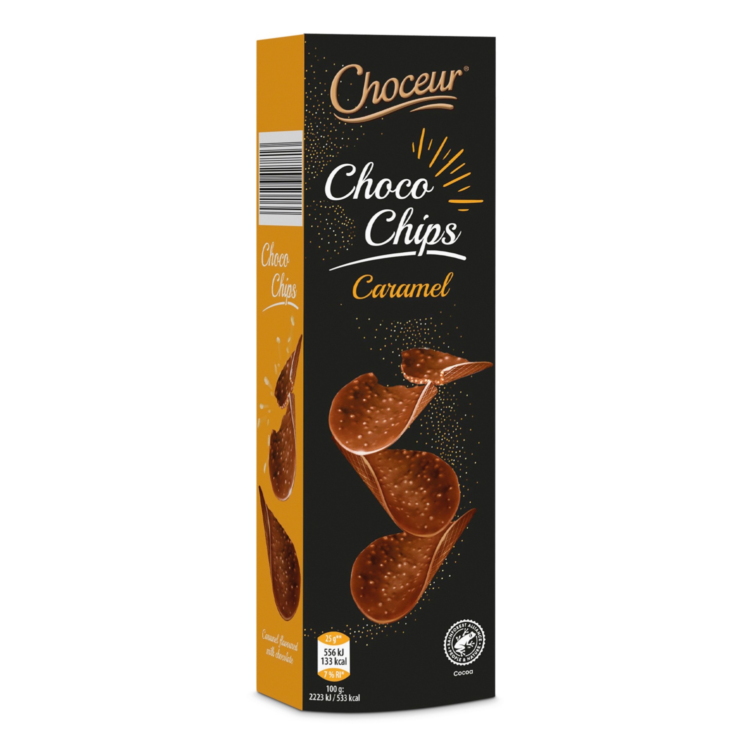 CHOCEUR Schokoc Chips, Karamell