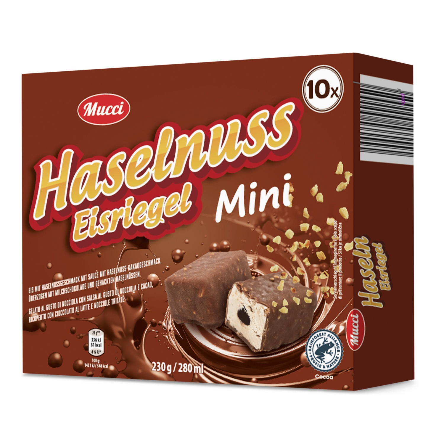 MUCCI Mini Eisriegel, Haselnuss | HOFER