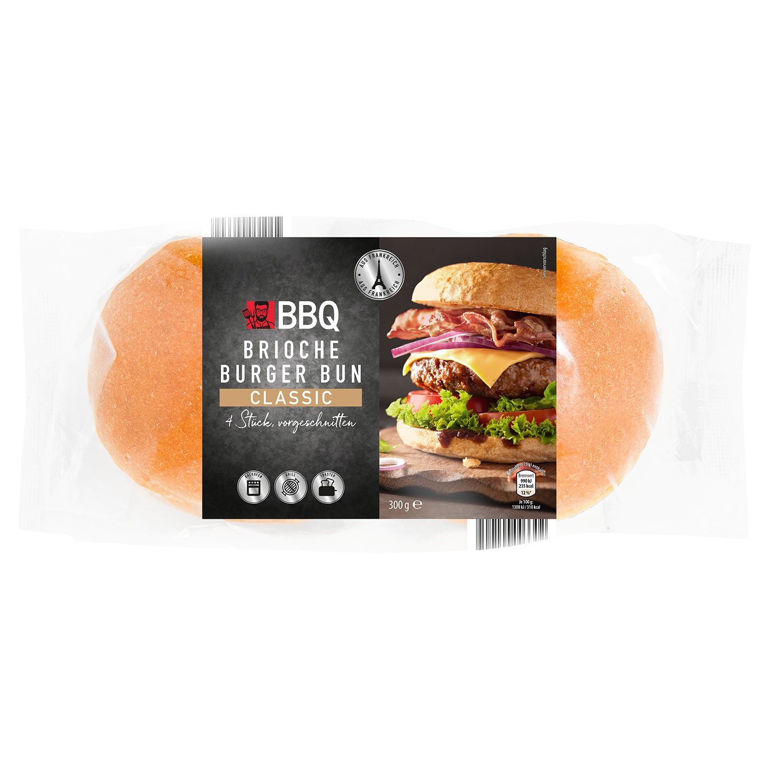 BBQ Brioche Burger Brötchen 300 g ALDI SÜD