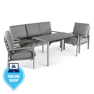 Alu-Garten-Set, 4-teilig