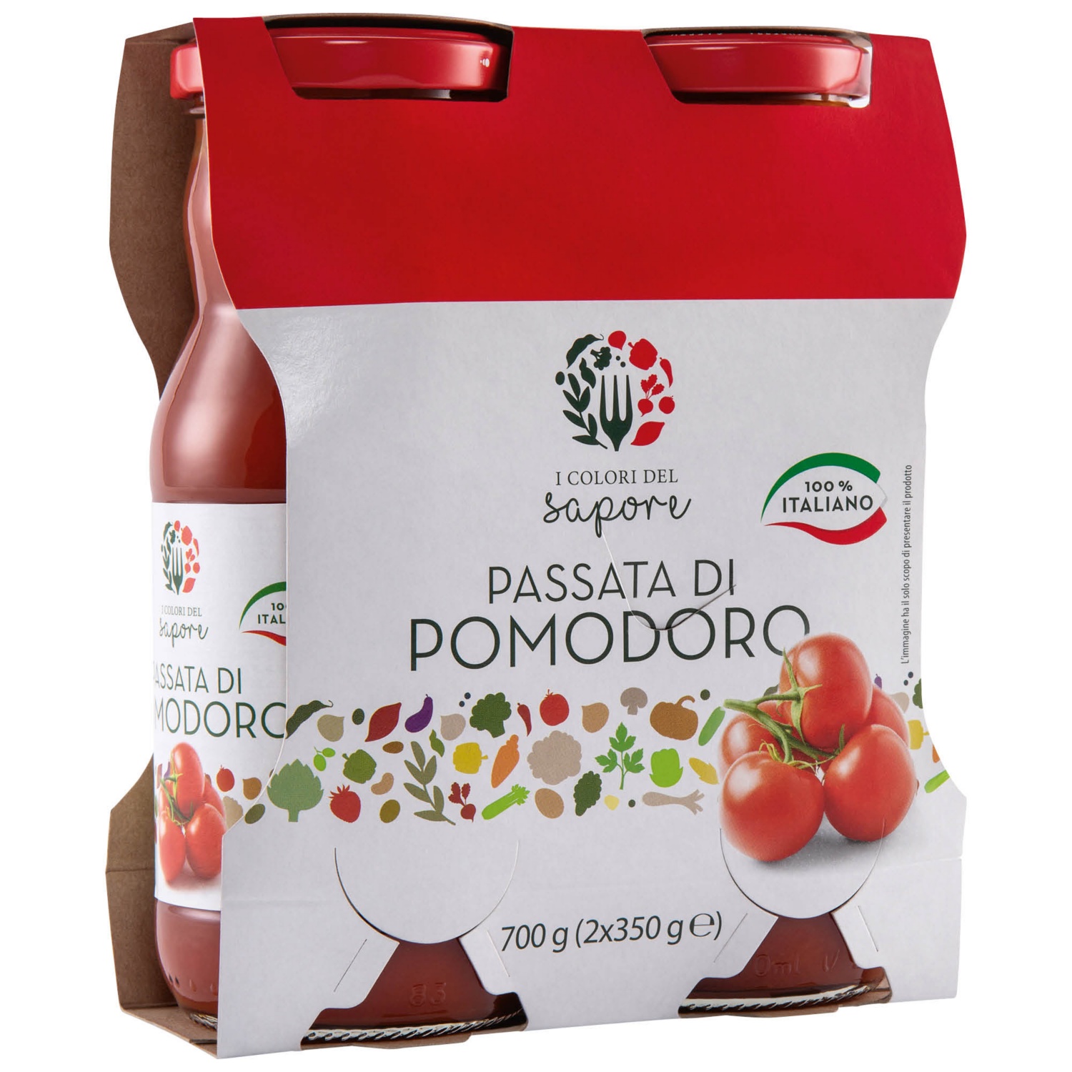 I COLORI DEL SAPORE Passierte Tomaten 2x350g