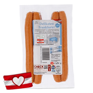 GENUSS 100% AUS ÖSTERREICH Frankfurter light
