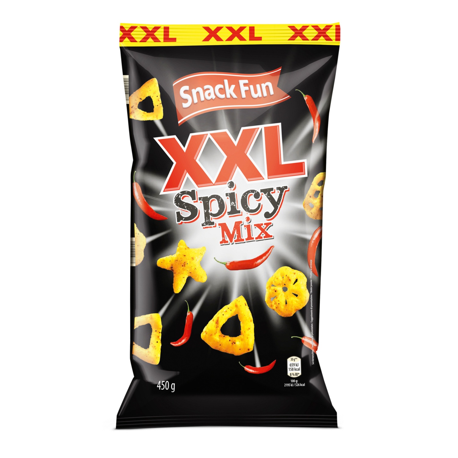 SNACK FUN XXL Snacks, Spicy Mix