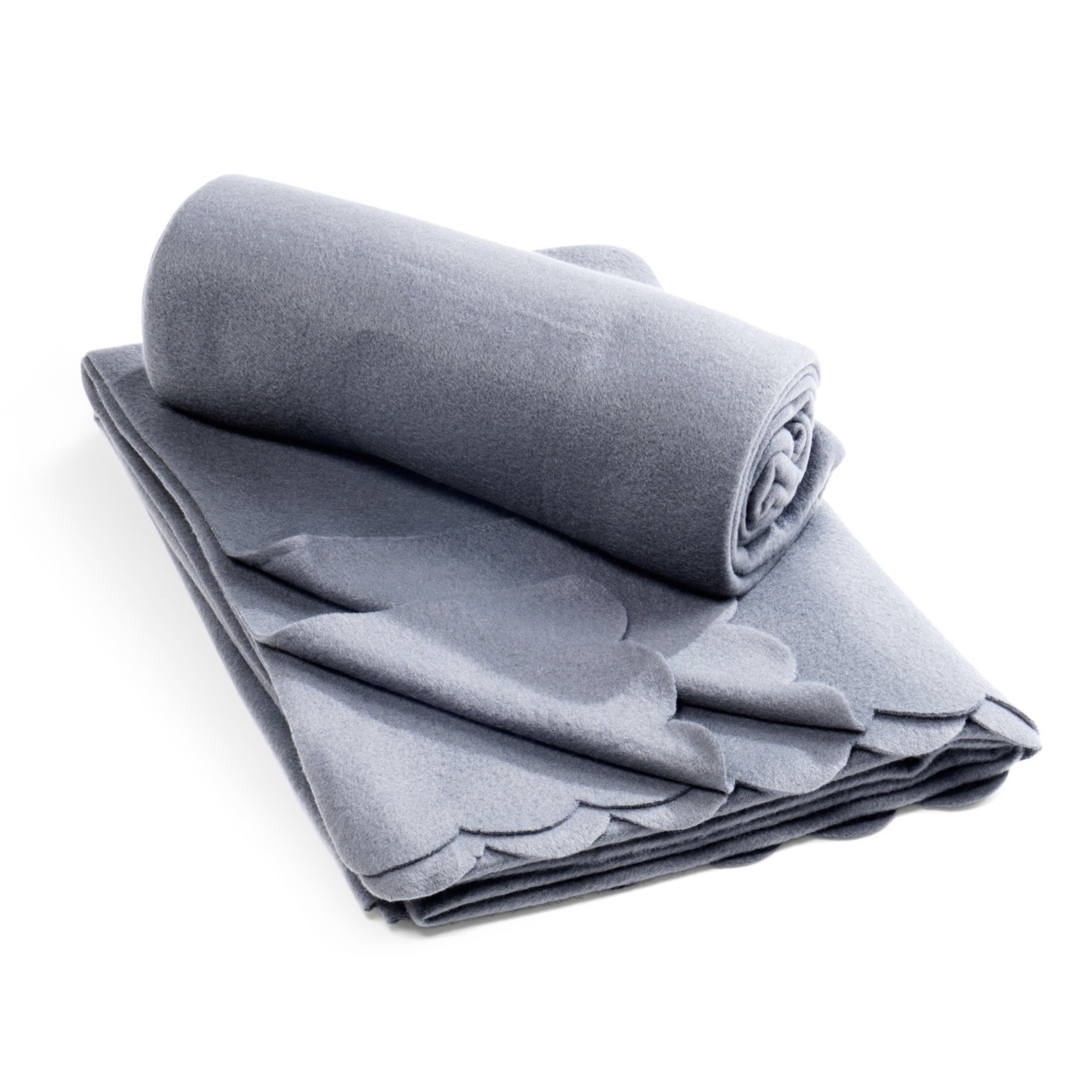 HOME CREATION Fleecedecke, Doppelpackung, Grau ALDI SUISSE