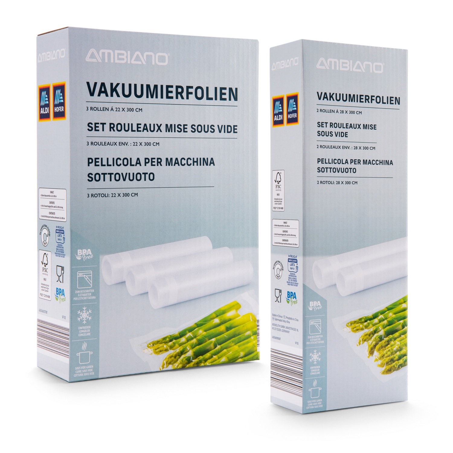 AMBIANO Vakuumierfolien
