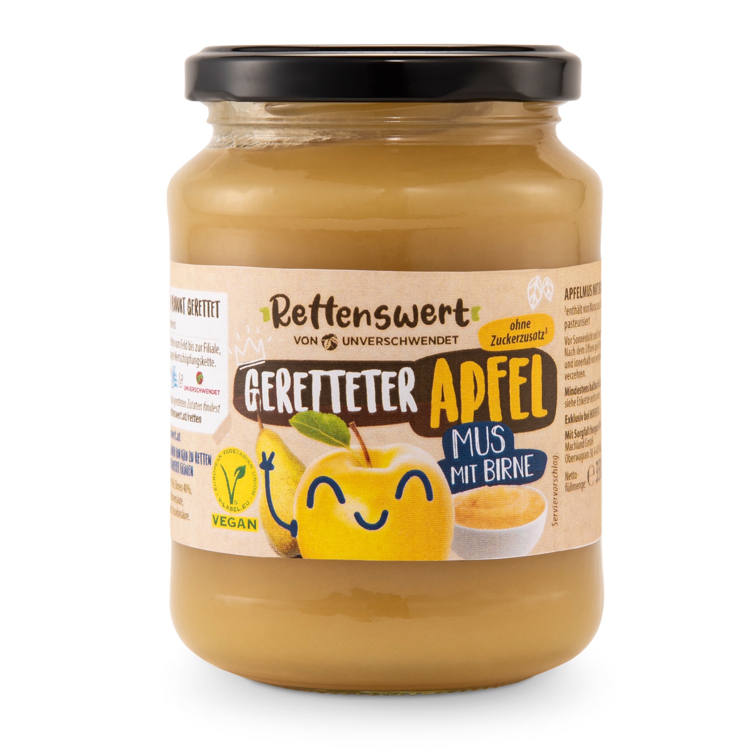 RETTENSWERT Apfelmus mit Birne