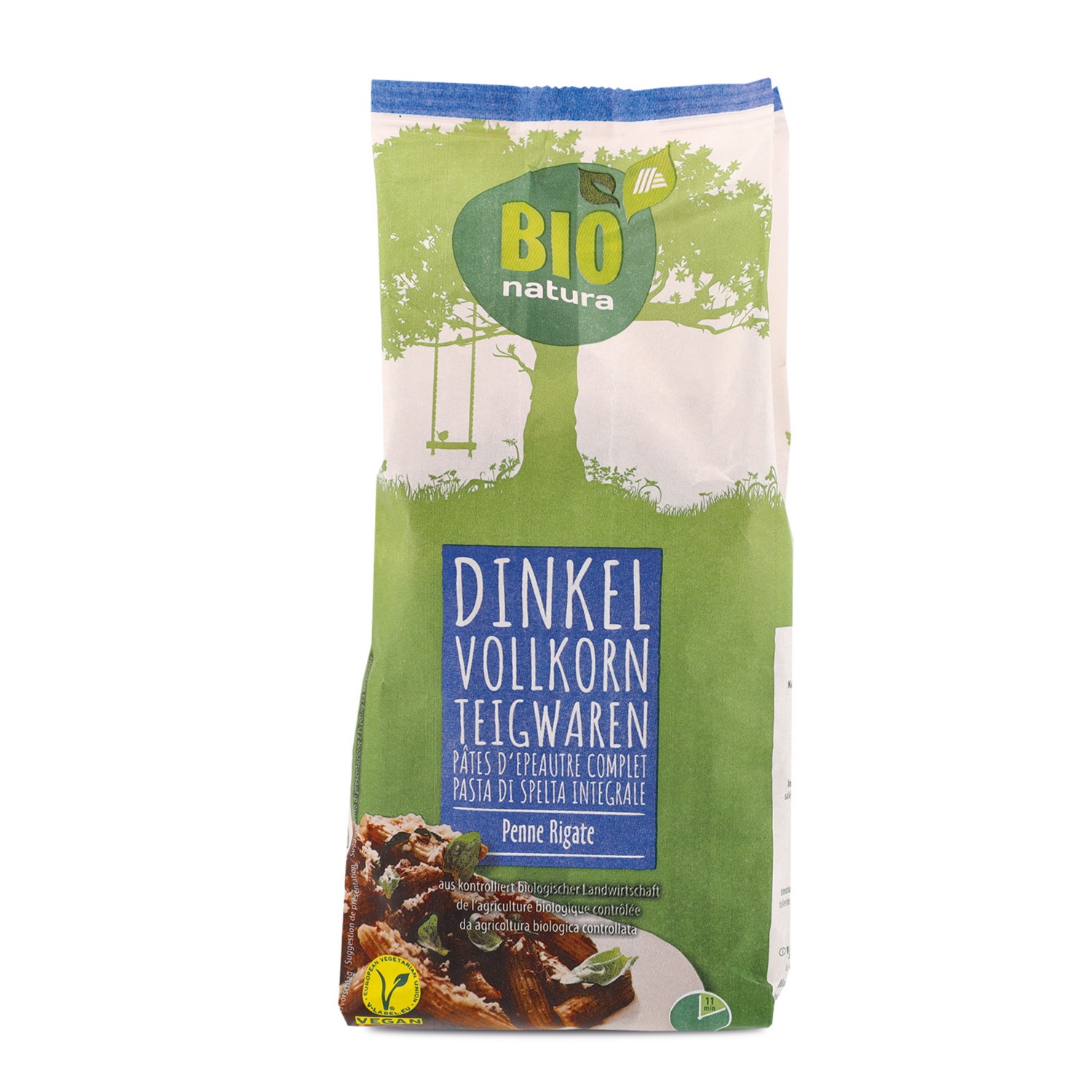 BIO NATURA BIO-Vollkorn-Dinkel-Eierteigwaren, Penne