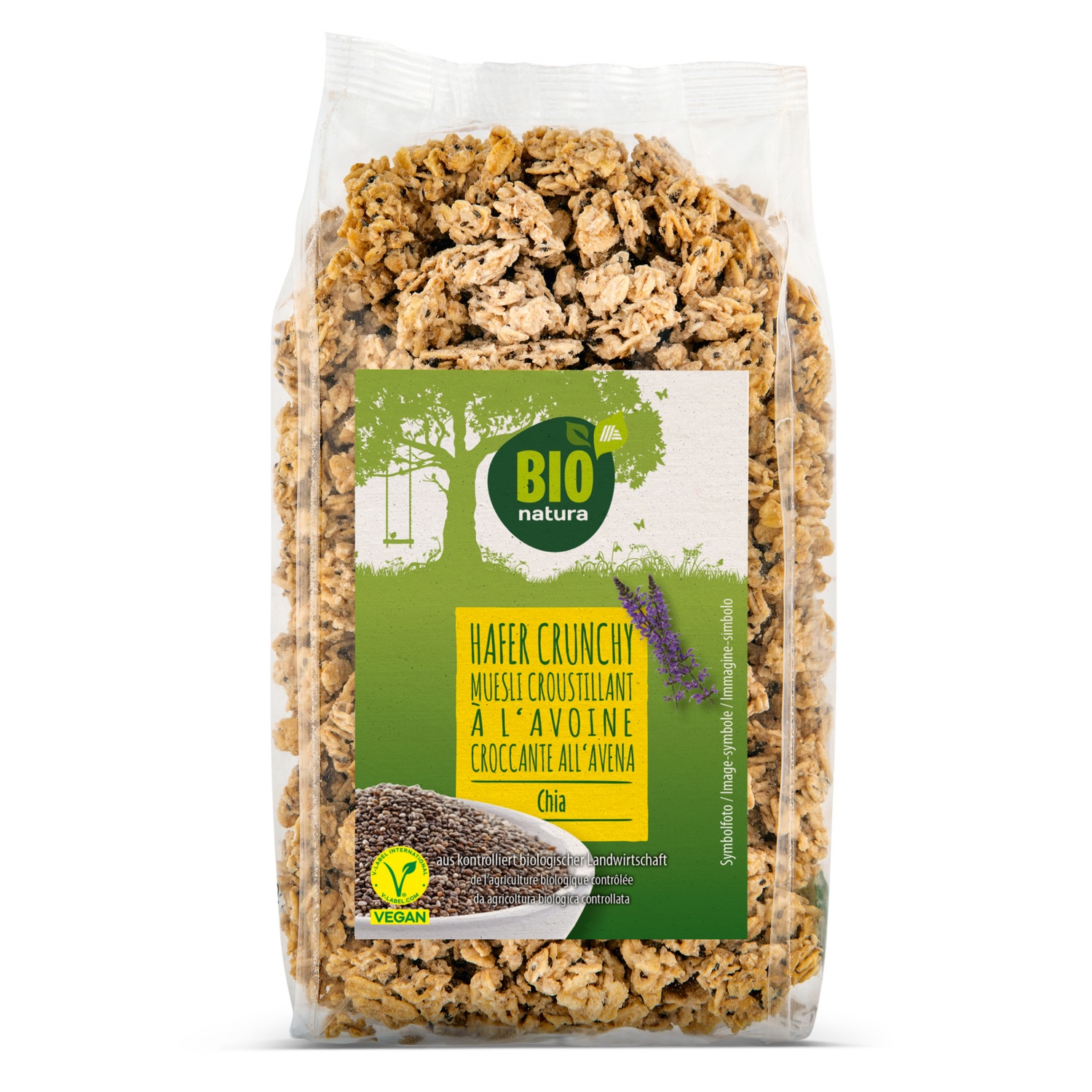 BIO NATURA Crunchy Hafermüsli, Chia