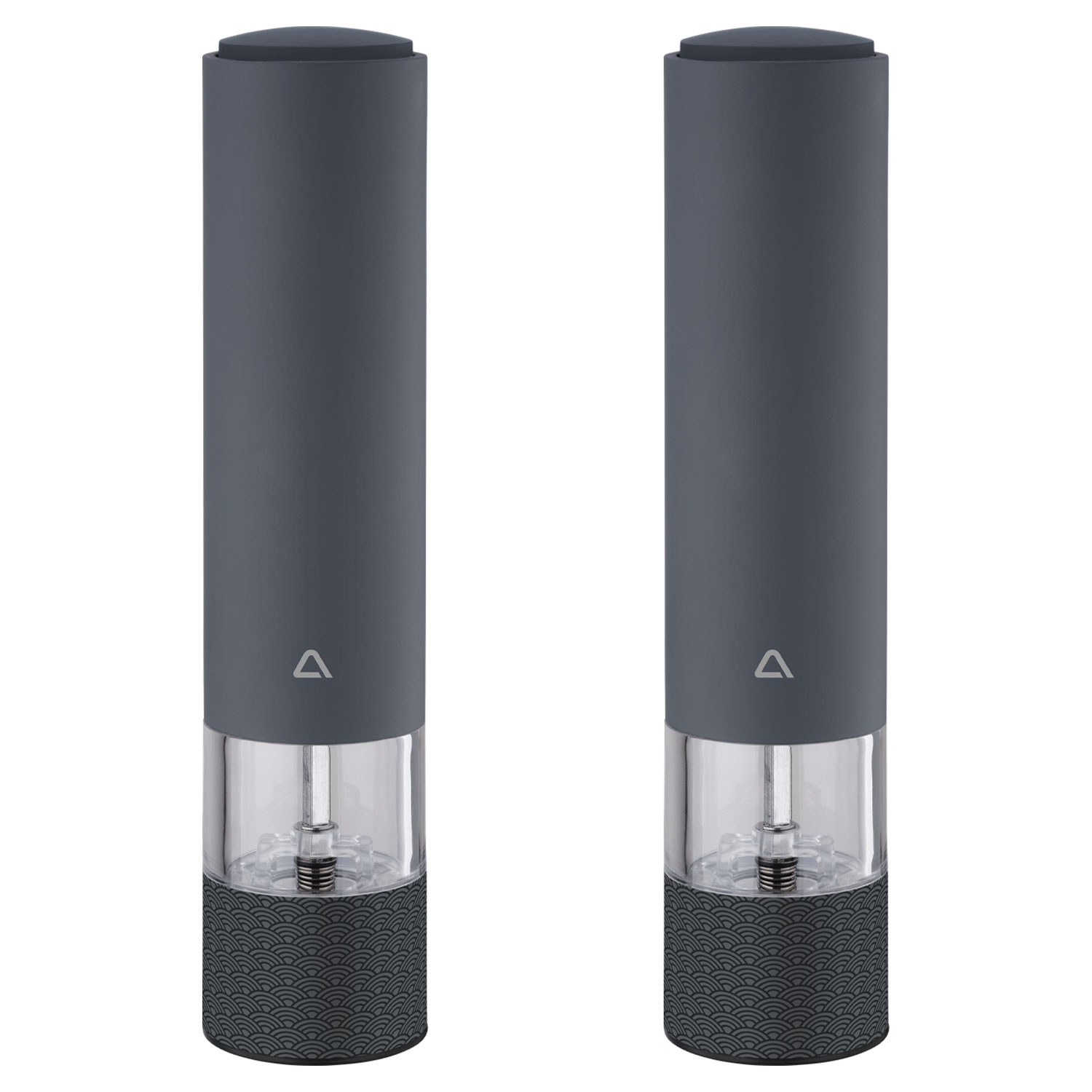 Krmoau Pfeffermühlen Ständer Metall | Halterung Für Salz & Pfeffermühlen | 17x8,3x36cm | Spülmaschinengeeignet