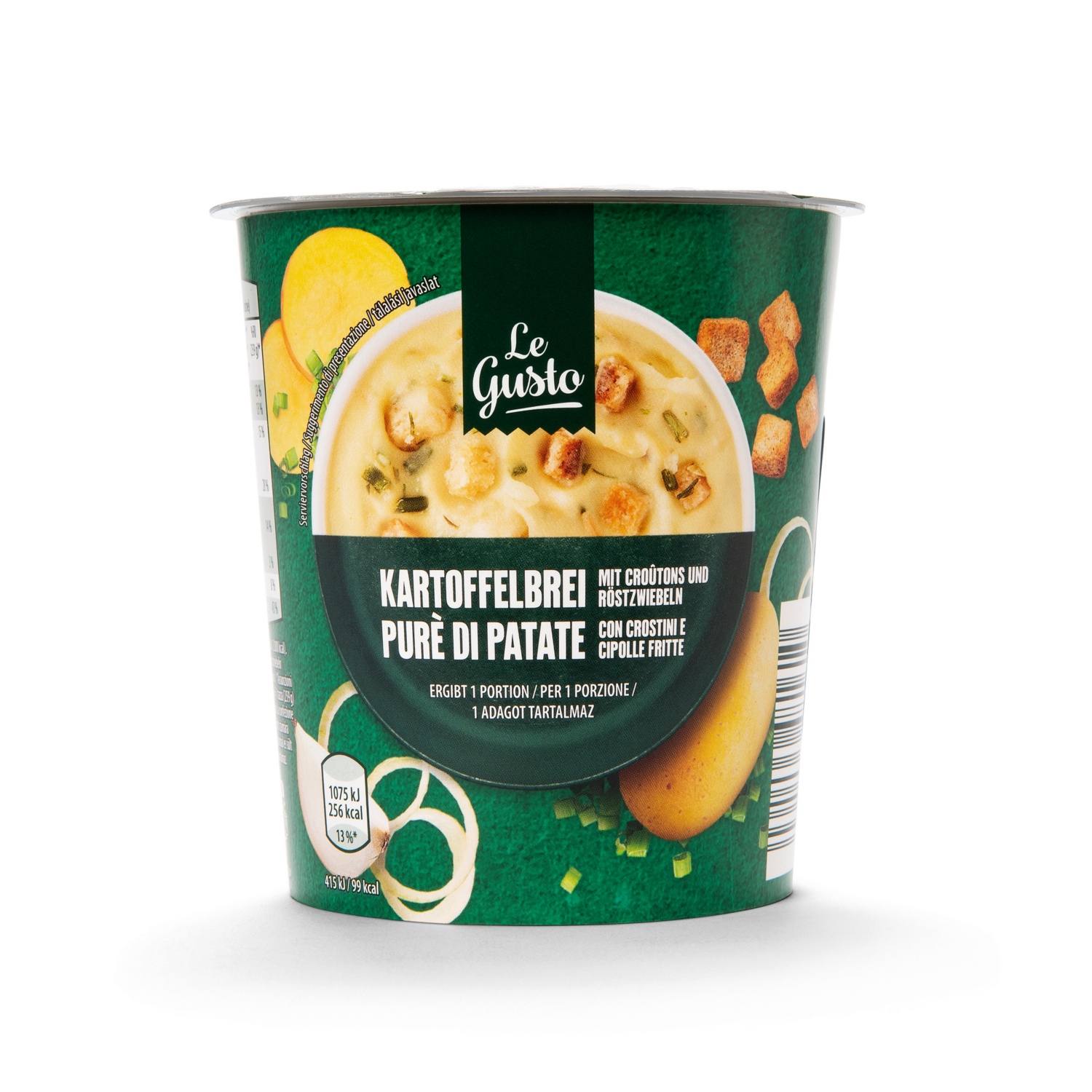 LE GUSTO Instant Bechergerichte, Kartoffelpüree
