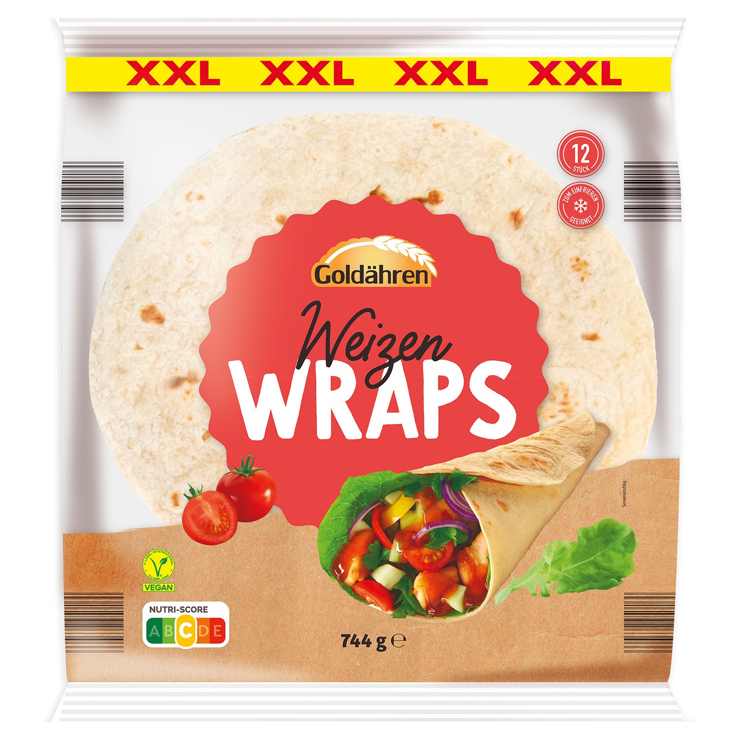 GOLDÄHREN Wraps 744 g ALDI SÜD