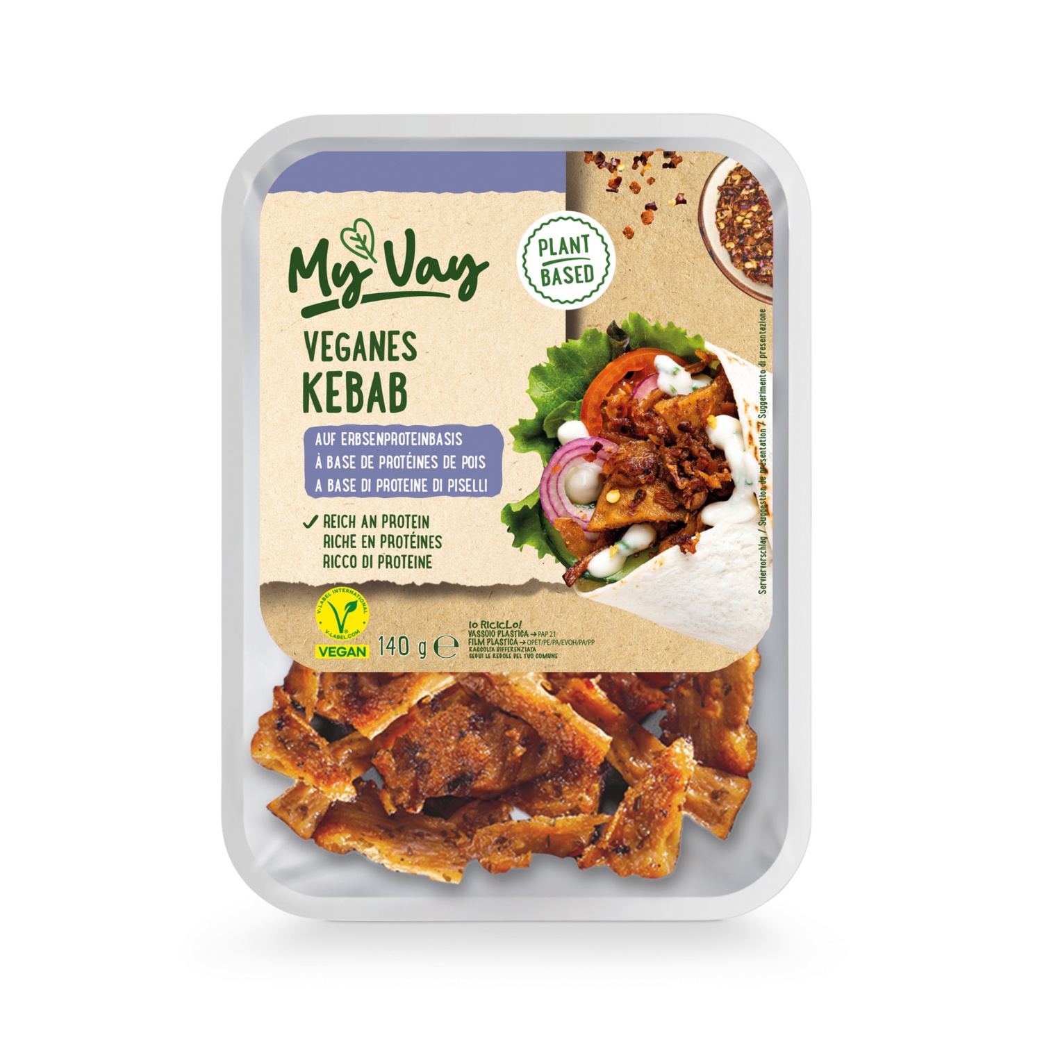 MY VAY Vegan mix kebab ALDI