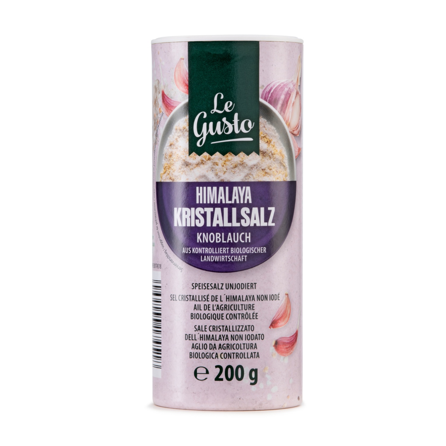 LE GUSTO Himalaya-Kristallsalz mit Bio Knoblauch