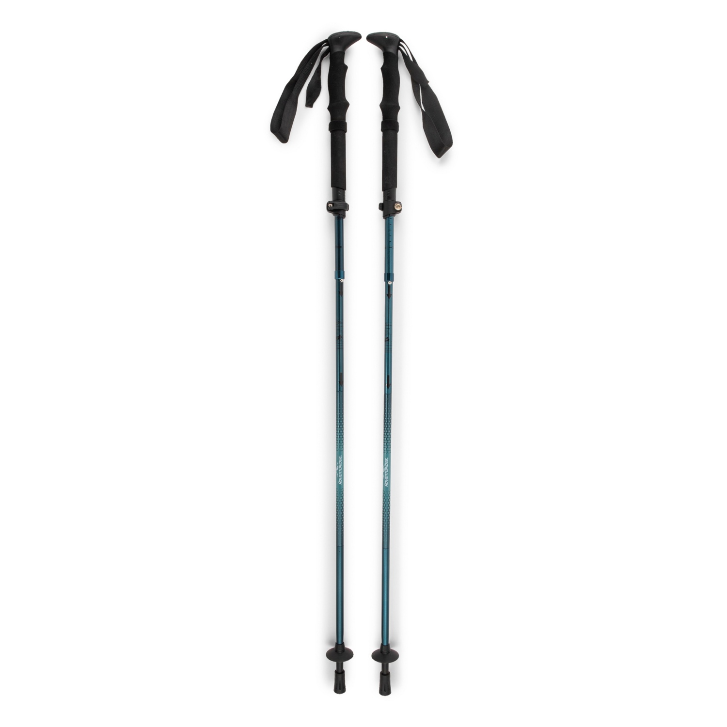 ADVENTURIDGE Bâtons de randonnée pliables, bleu ALDI SUISSE
