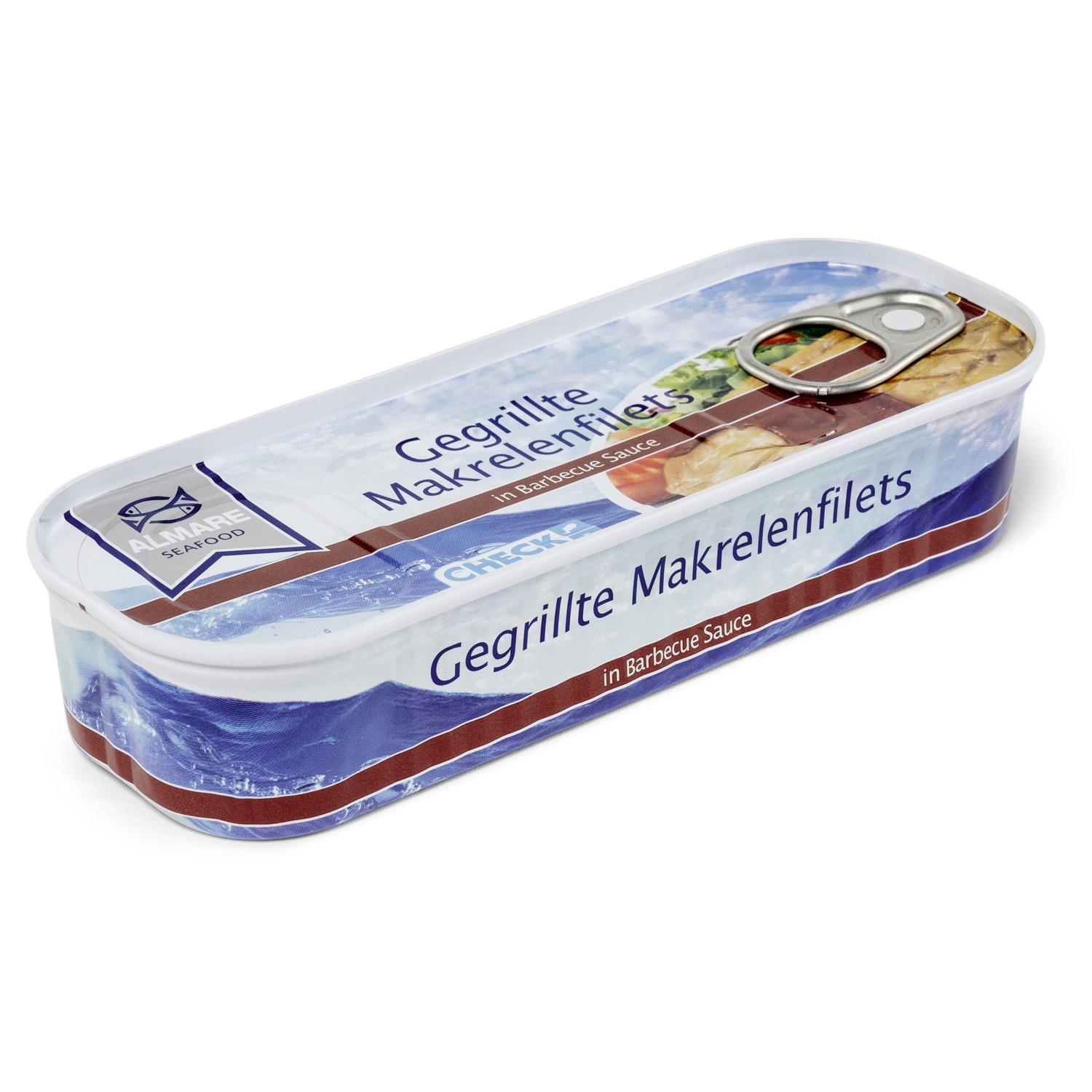 ALMARE SEAFOOD Gegrillte Makrelenfilets, BBQ-Sauce