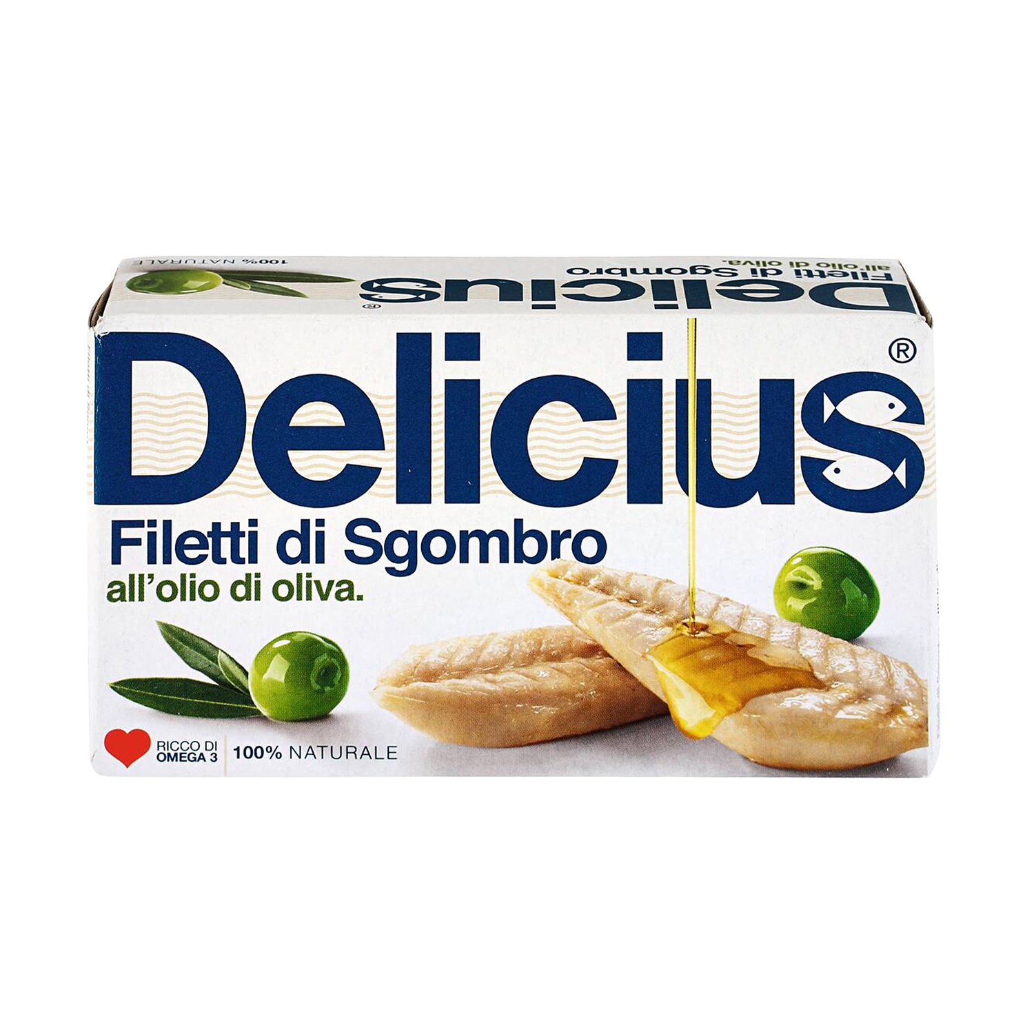 DELICIUS Filetti di sgombro in olio d'oliva