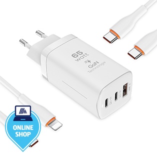 CEEM GAN 3-in-1 USB-Ladegerät mit Schnellladekabel