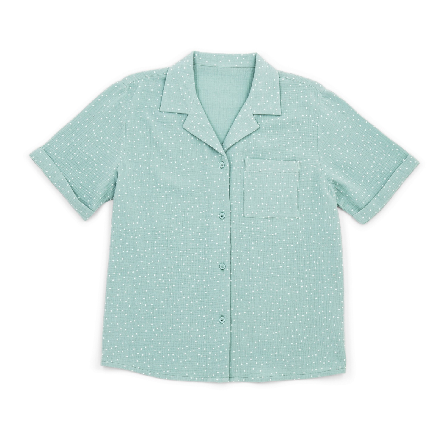 UP2FASHION WOMEN, DMusselin Schlafanzug, Blau, L 44/46 ALDI SUISSE