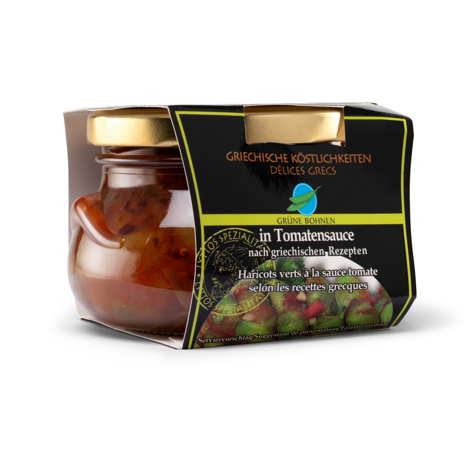 LYTTOS Griechische Köstlichkeiten, grüne Bohnen in Tomatensauce
