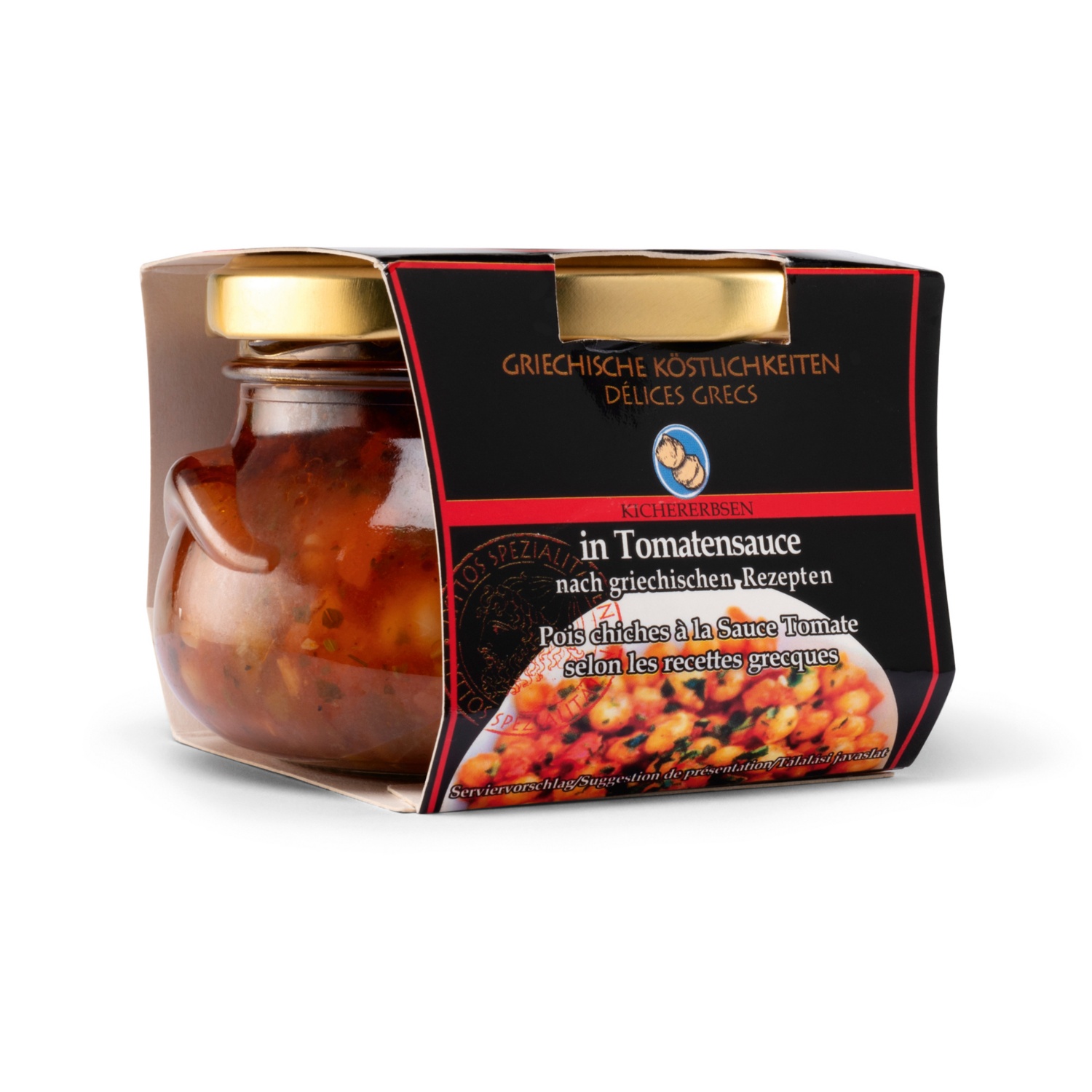 LYTTOS Griechische Köstlichkeiten, Kichererbsen in Tomatensauce