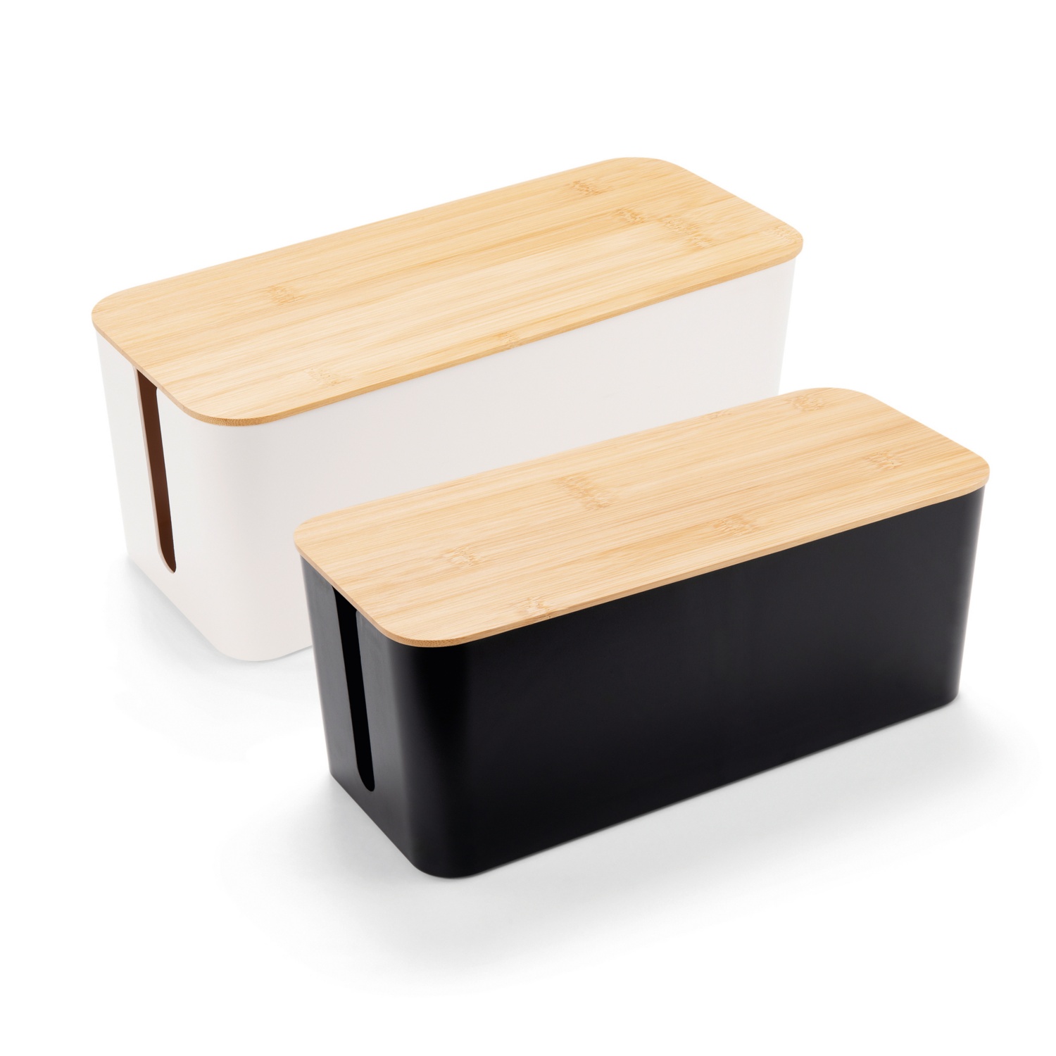 DEX Creation Line Scatola Portacarte Per Mazze – Media, Colore Nero, In Pelle Saffiano, Interno In Velluto