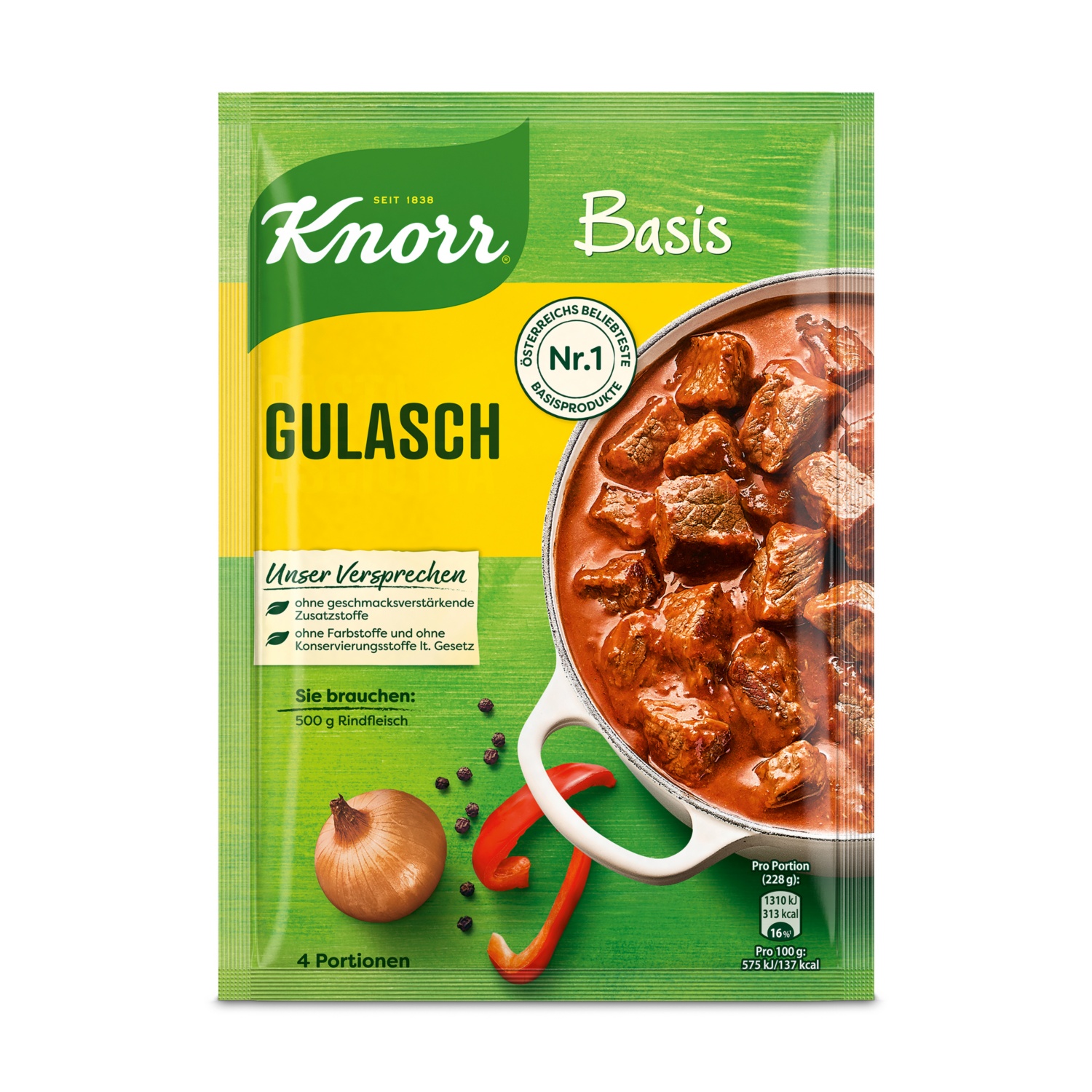 KNORR Basis, Gulasch