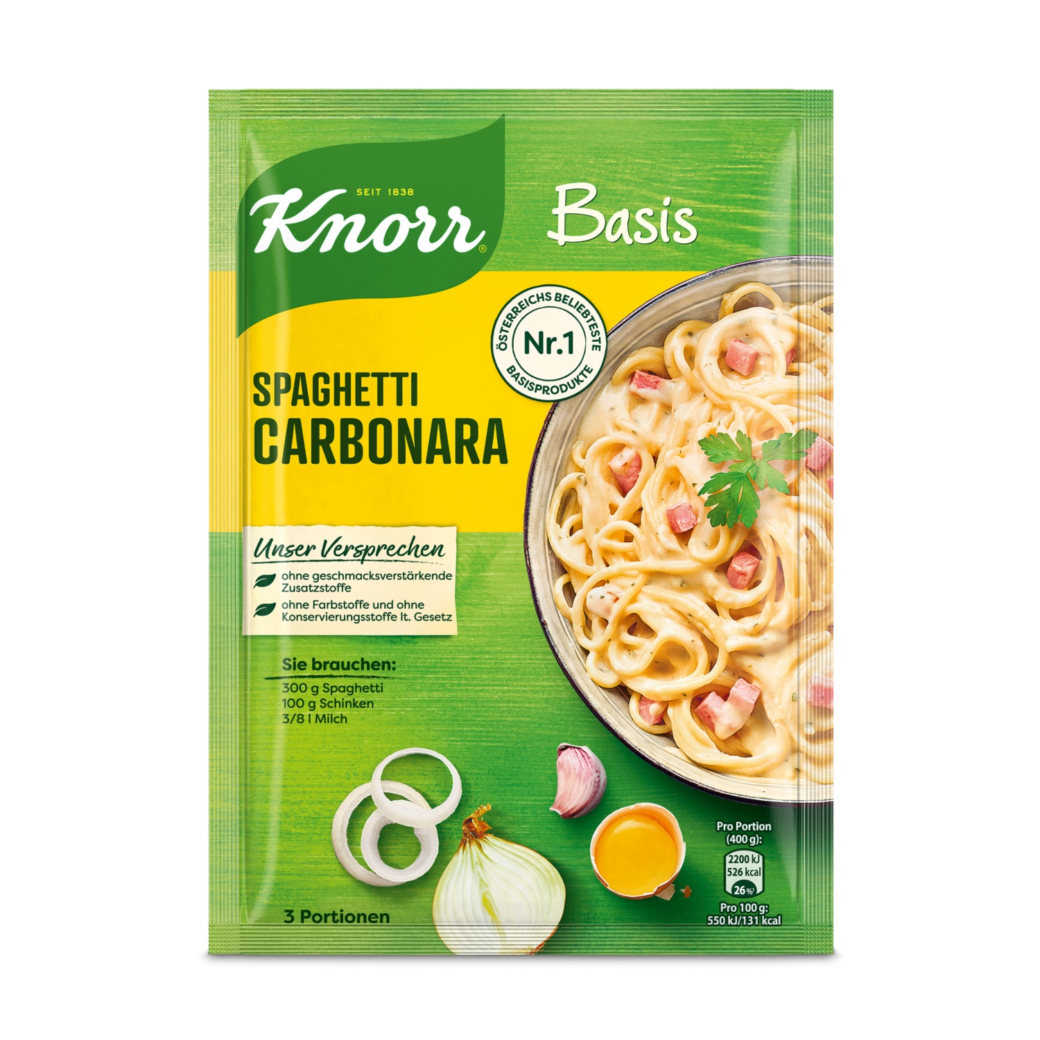 KNORR Basis, Carbonara