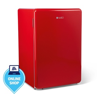 NABO Retro Kühlschrank KR 1312 Rot