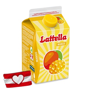 LATTELLA Molkegetränk, Mango