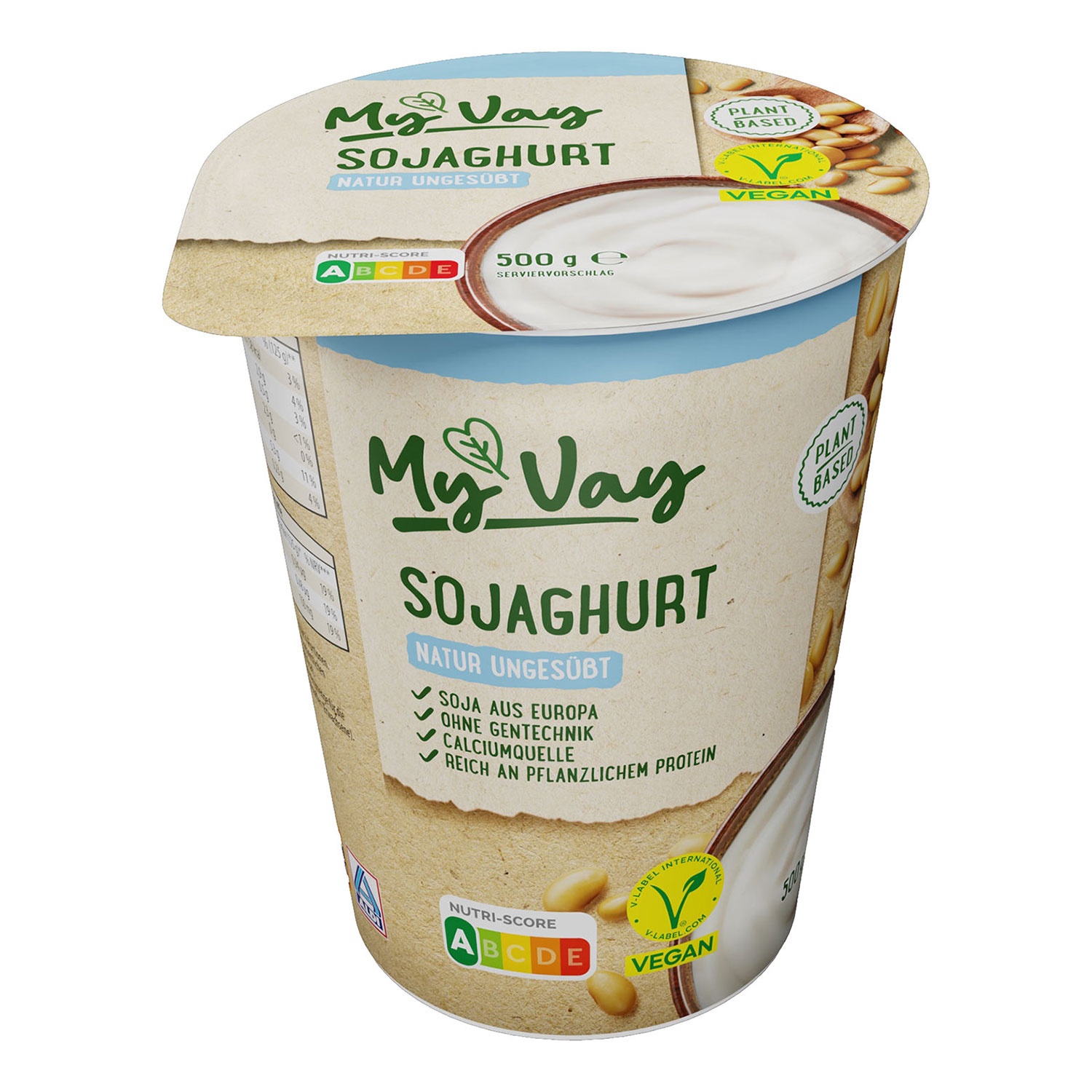 MY VAY Sojaghurt 0,5 kg, Natur ungesüßt