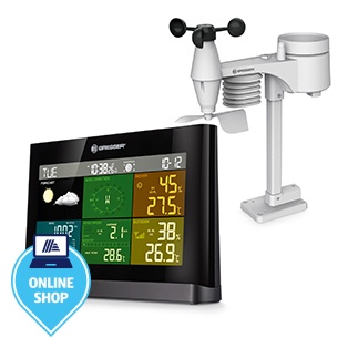 BRESSER 5- in- 1 Comfort Wetter Center schwarz