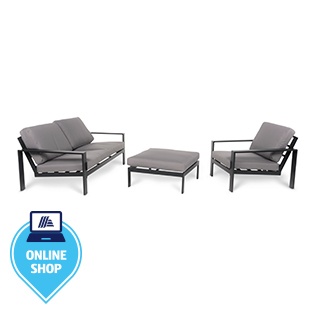 HOME DELUXE Gartenlounge Aluminium RIO - M
