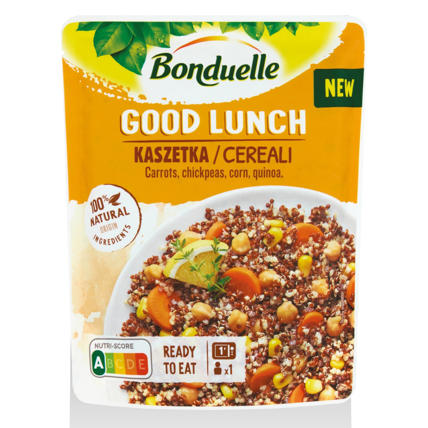 BONDUELLE Good Lunch, quinoa és csicseriborsó, 250 g