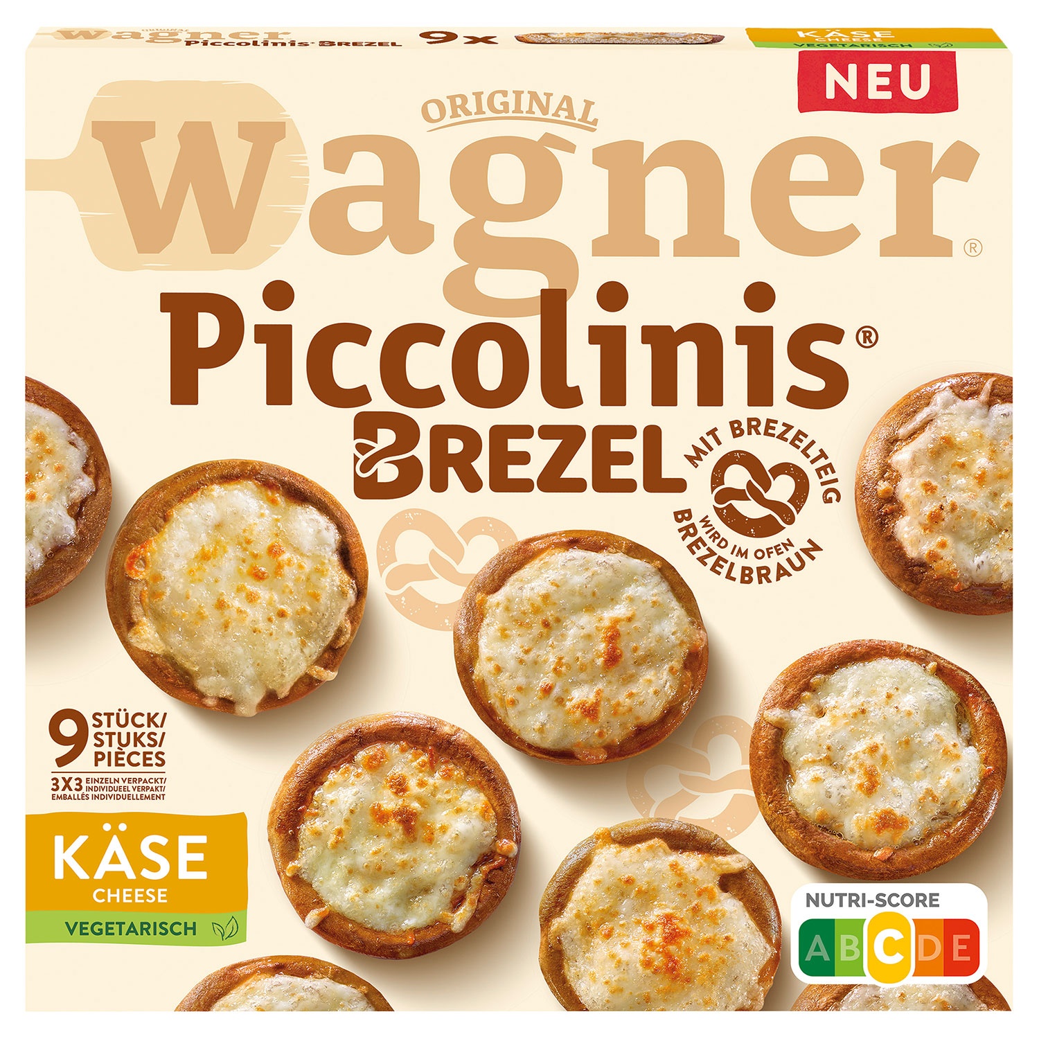 ORIGINAL WAGNER Piccolinis Brezel Käse 234 g