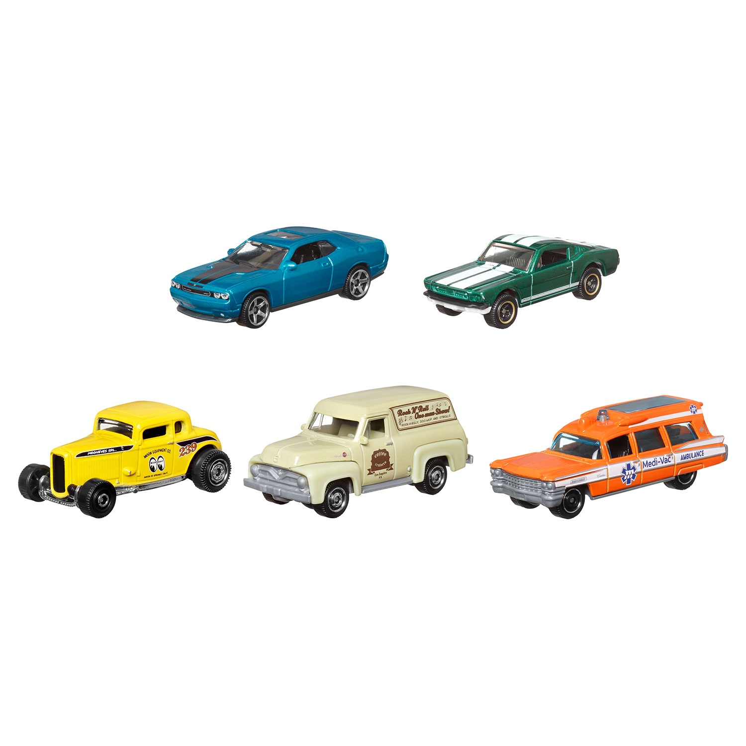 Set Matchbox MBX Wild II 2020 - 5 Voitures Nissan, AMG, Etc. - Neuf Sous Blister
