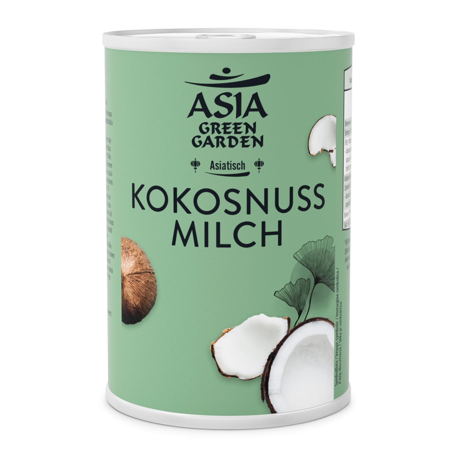 ASIA GREEN GARDEN Lait de coco