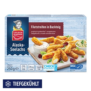 GOLDEN SEAFOOD Fisch-Knusperli