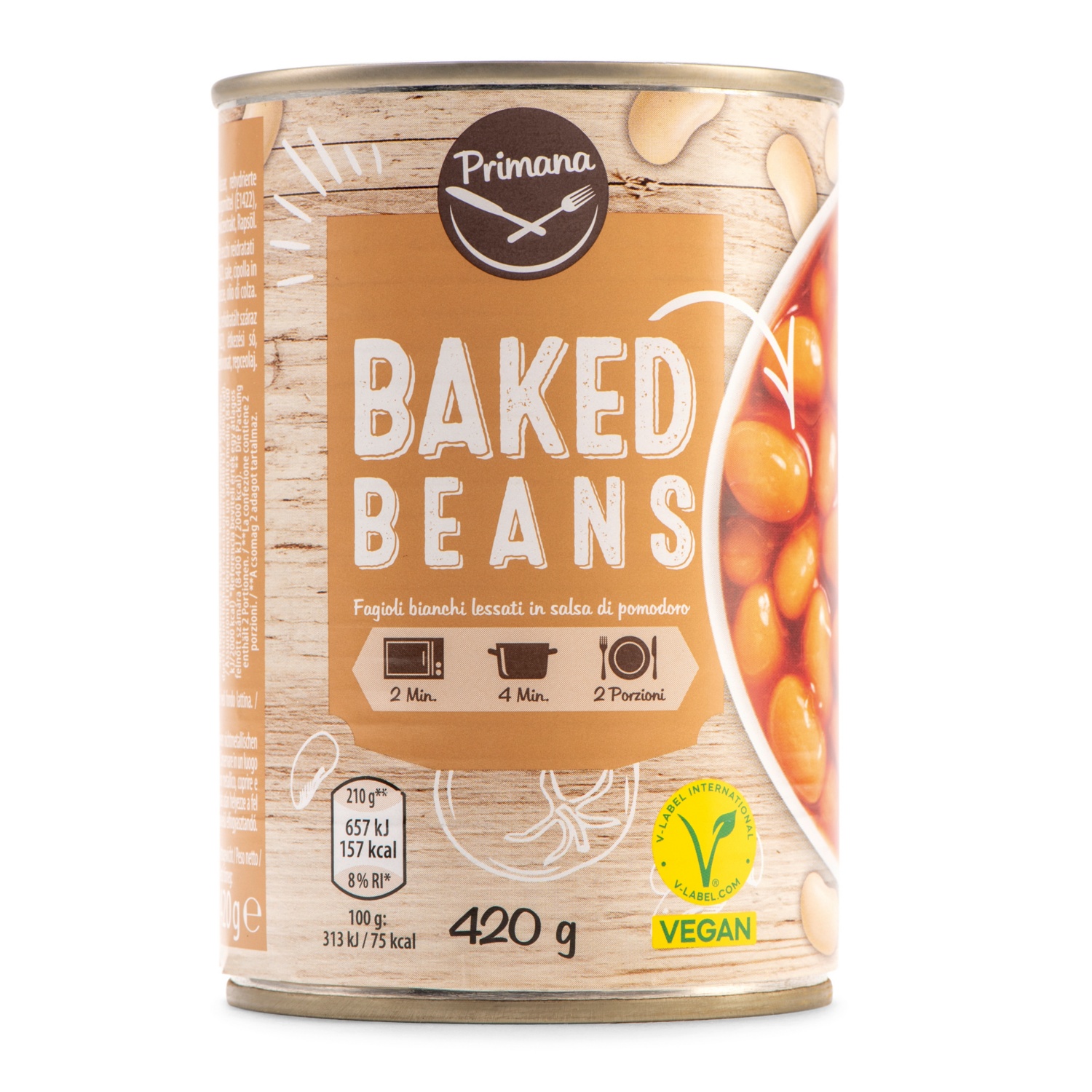 PRIMANA Baked Beans in Tomatensauce