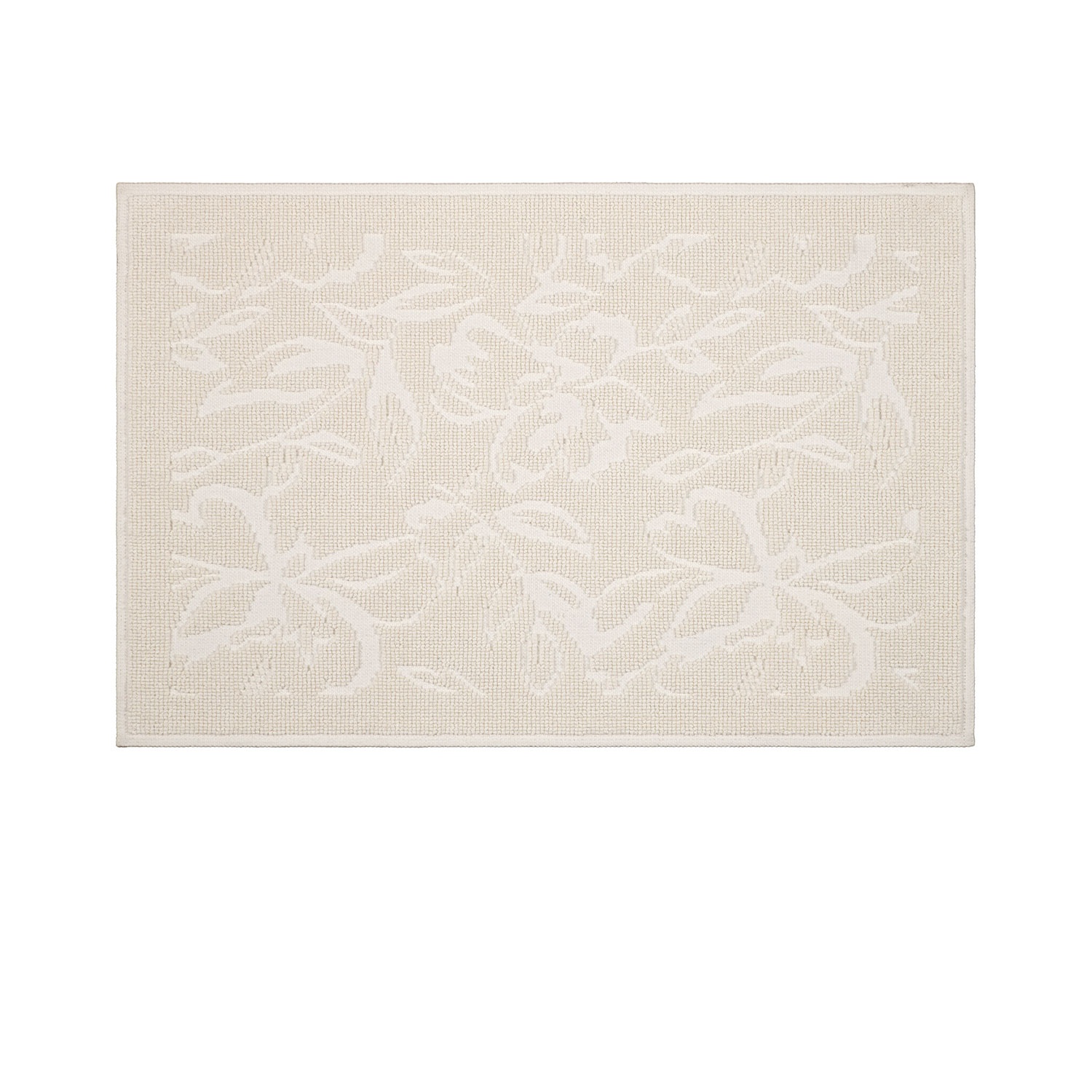 NOVITESSE, Badematte Flower, 60x100 cm, creme ALDI SÜD