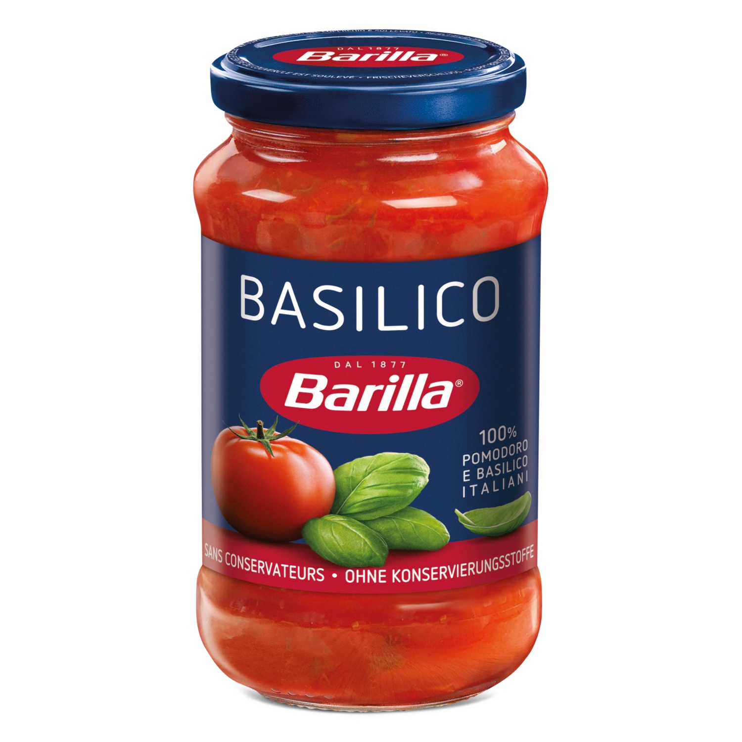 BARILLA Pastasaucen, Basilikum