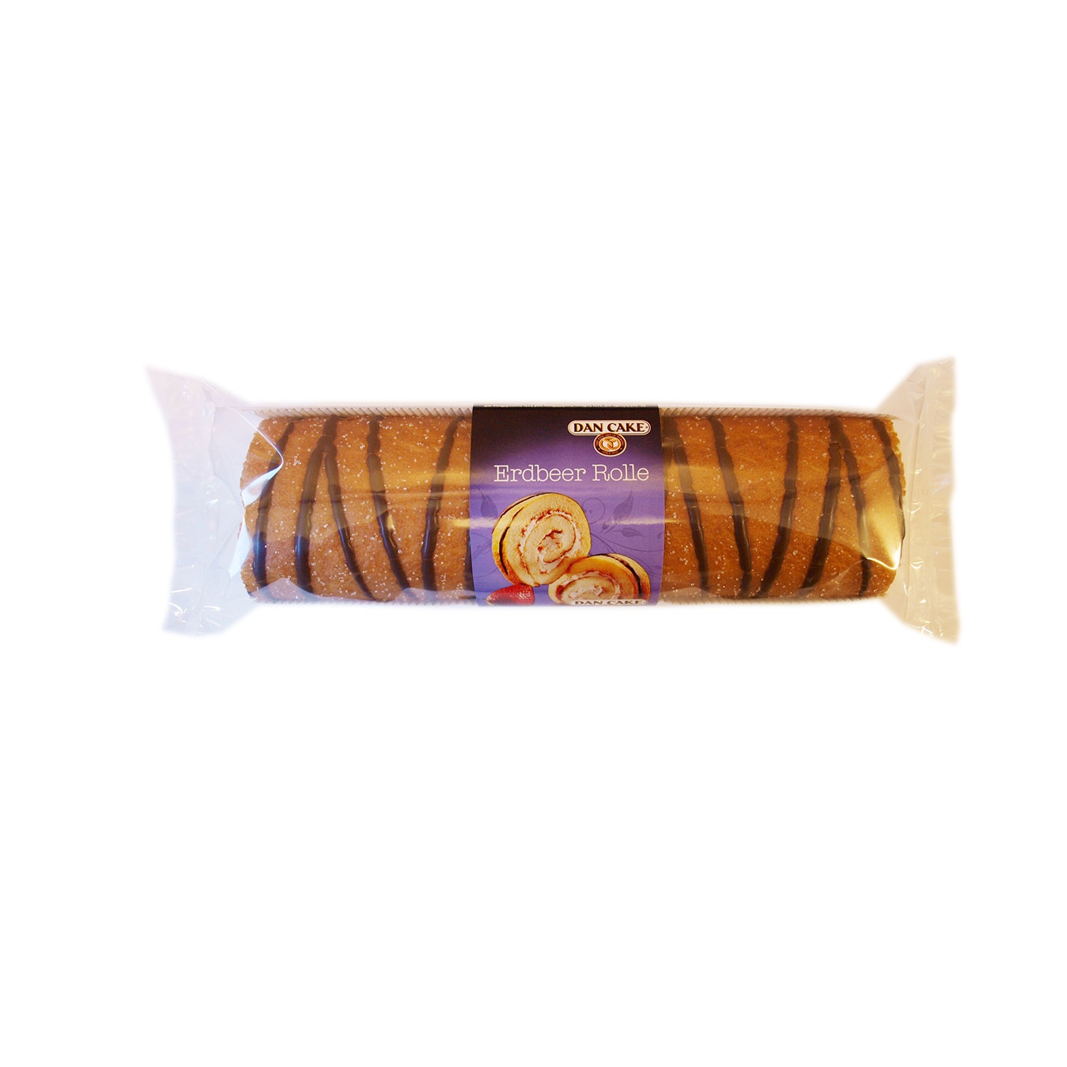 DAN CAKE Rührkuchen Rolle 400 g, Erdbeere