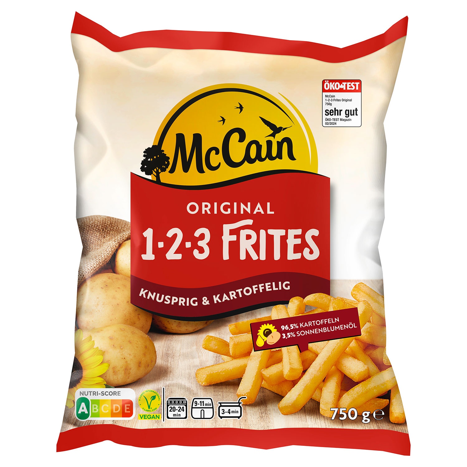 MCCAIN 1-2-3 Frites Original 750 g