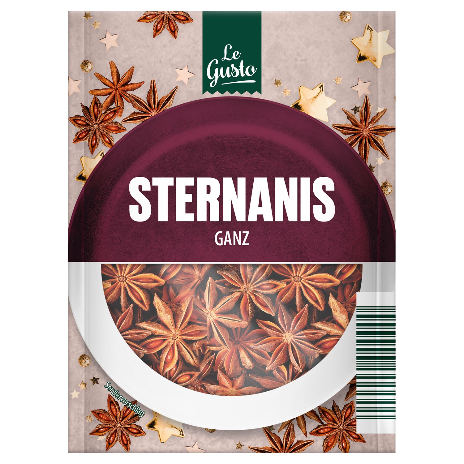 LE GUSTO Wintergewürze Sternanis, ganz 12 g