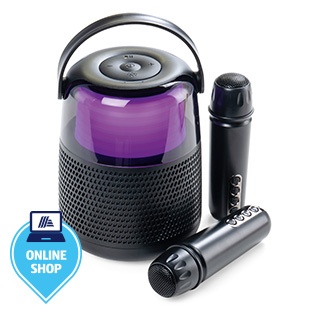 MAGINON Kinder Karaoke Lautsprecher schwarz