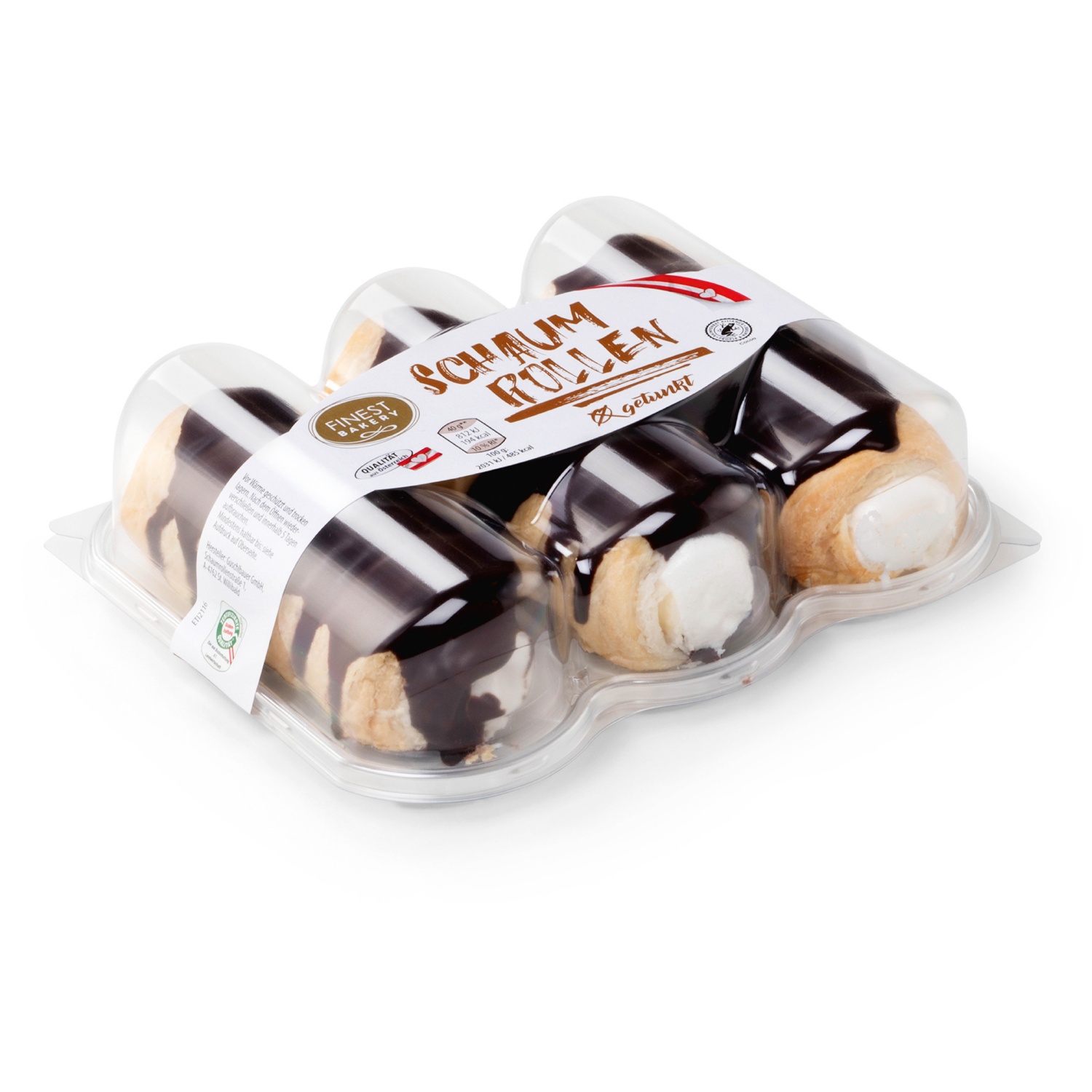 FINEST BAKERY Schaumrollen, Getunkt