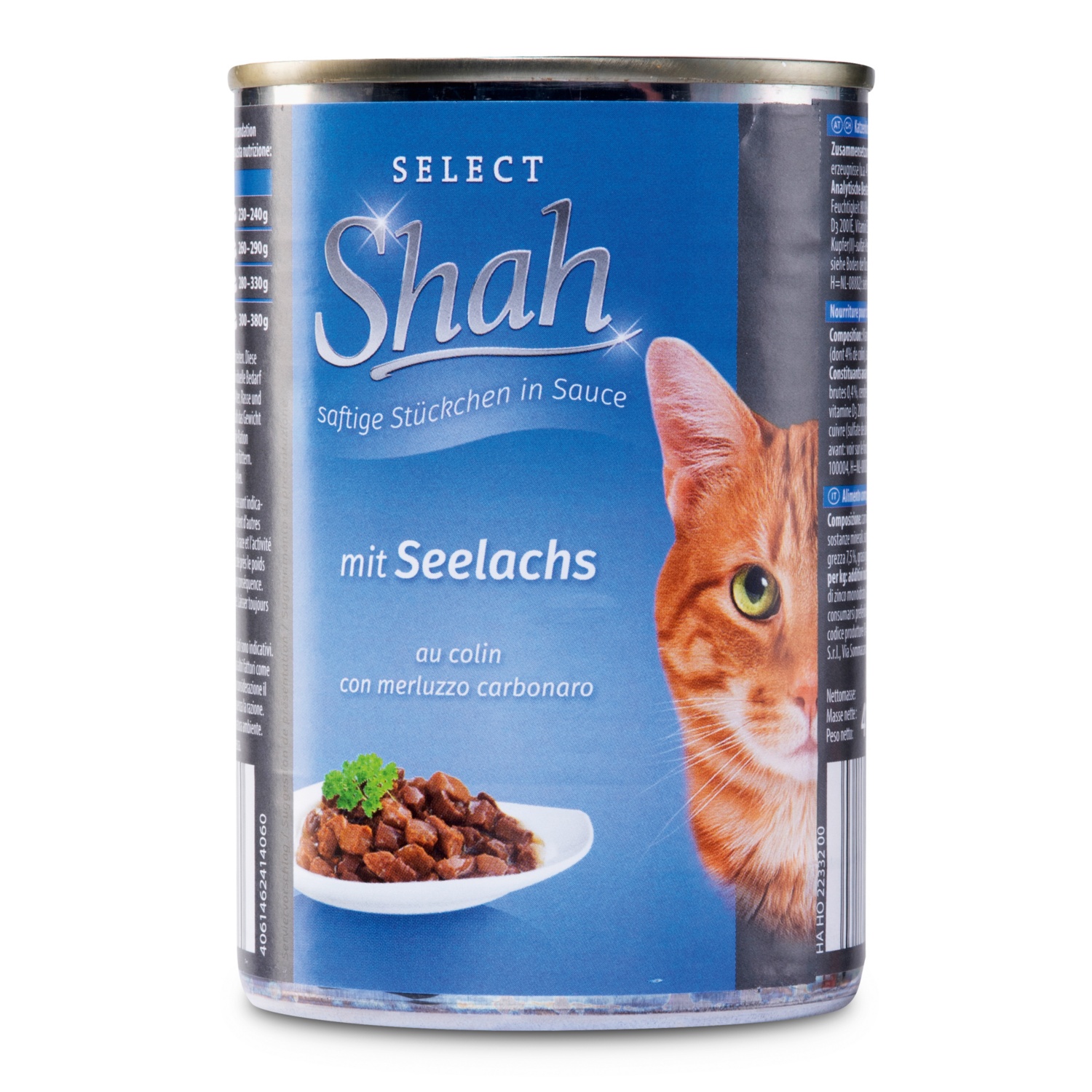 SHAH Katzendosenfutter, MSC Seelachs | HOFER