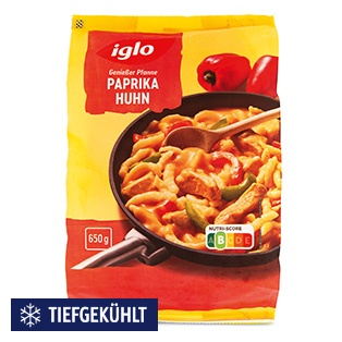 IGLO Genießerpfanne, Paprika-Huhn