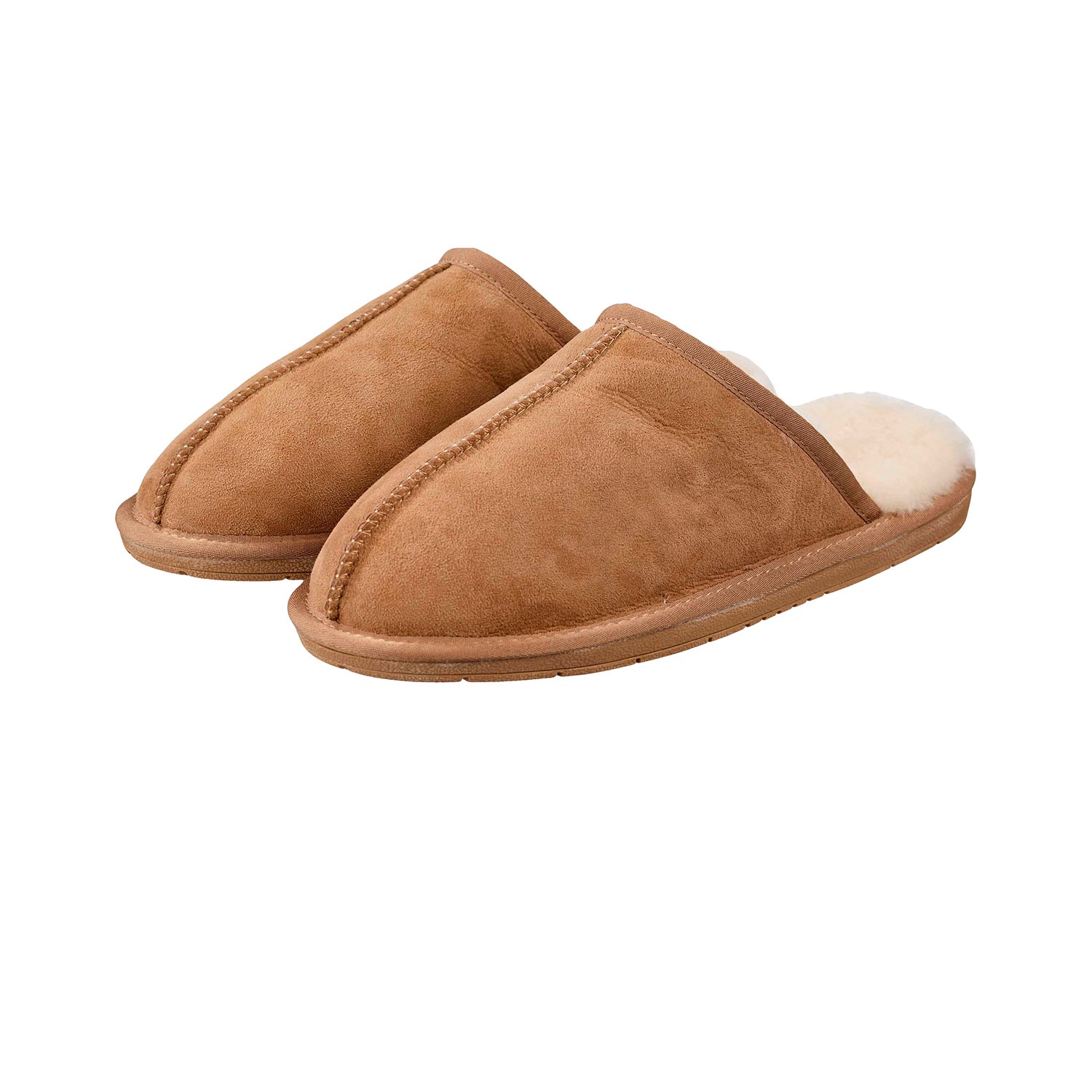 UP2FASHION EXCLUSIVE, D H Lammfell Hausschuhe, Cognac, 39 ALDI SÜD