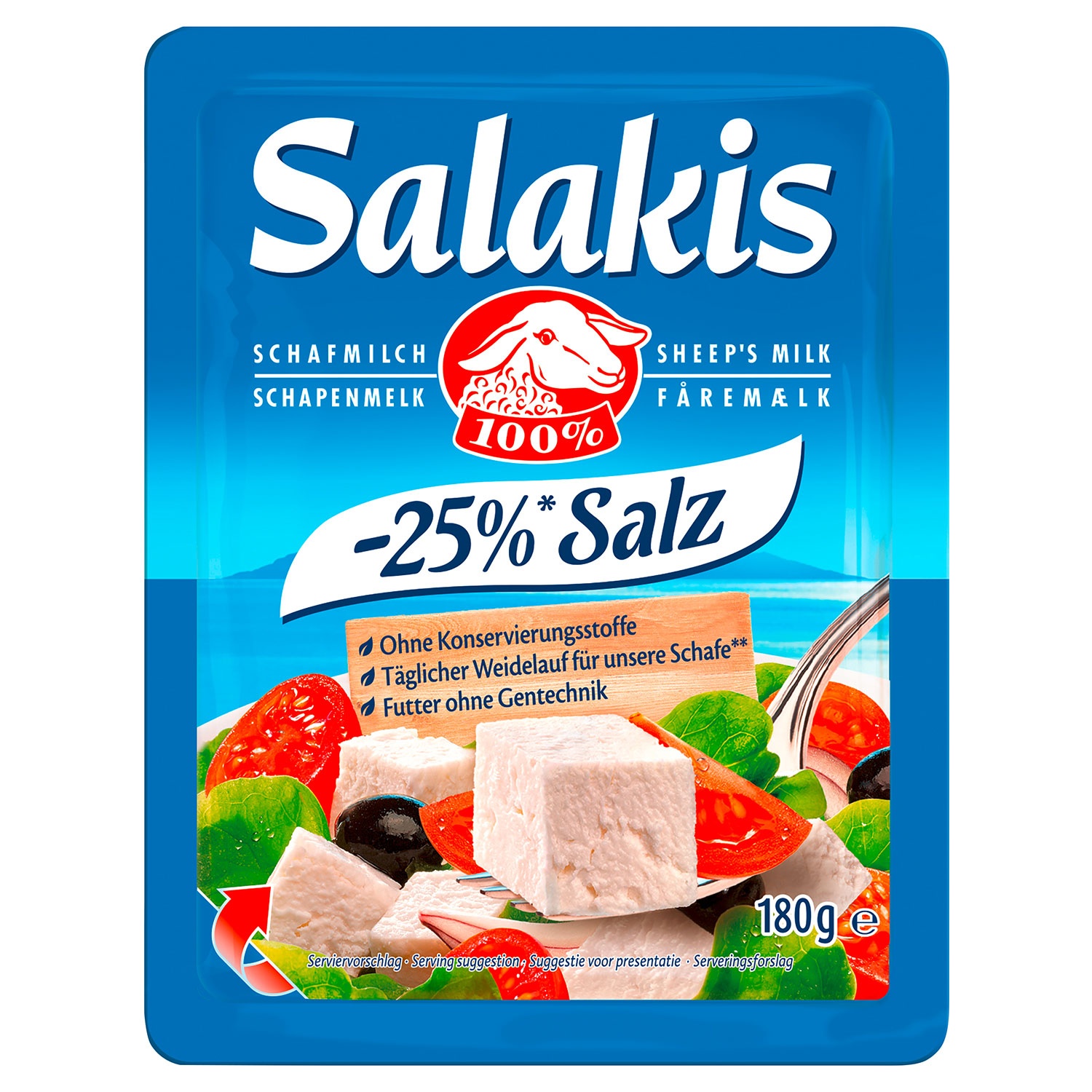 SALAKIS Salzreduziert 180 g