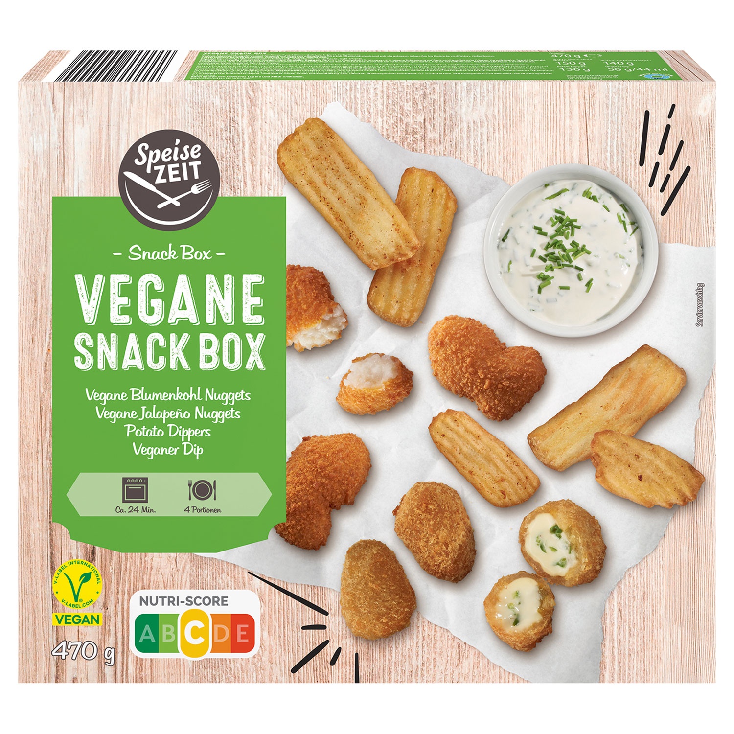 SPEISEZEIT Party Snackbox XXL, Vegan